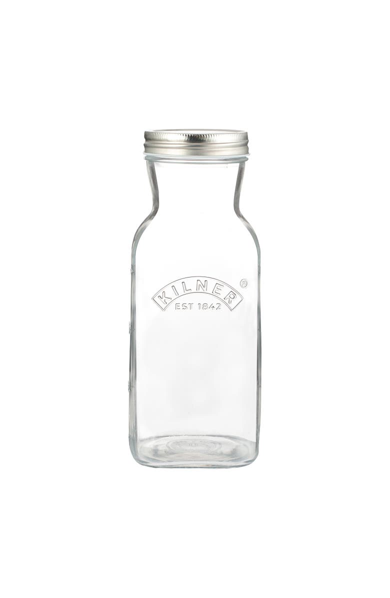 Kilner Juice and Sauce Glass Bottle, 34 Ounce, Main, color, Clear