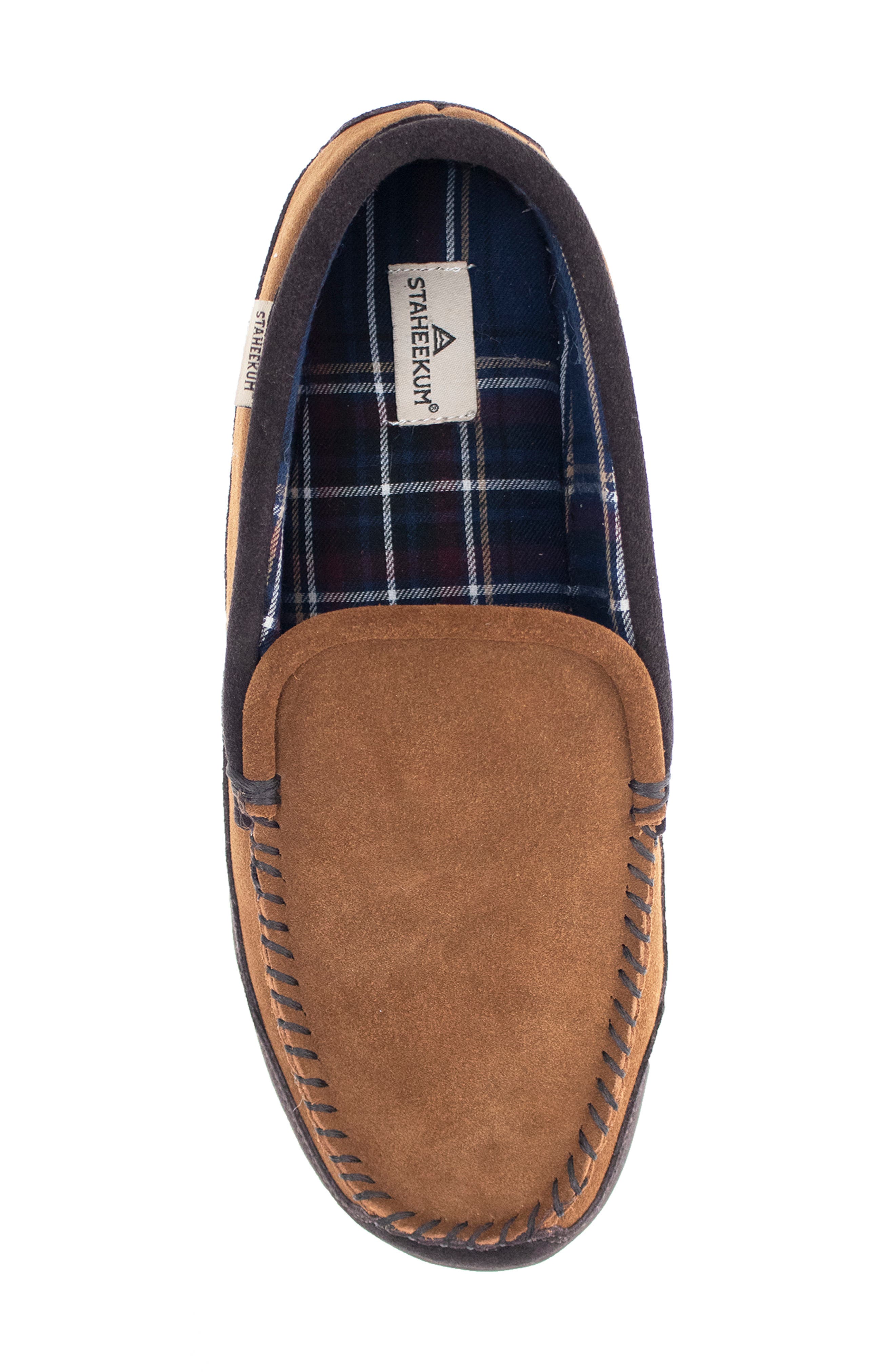 Staheekum Unwind Flannel Slipper, Alternate, color, Wheat