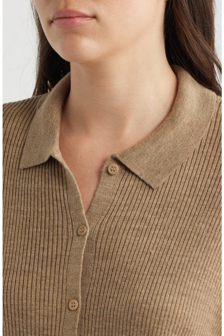 Wool Cardigan, Alternate, color, BISCUIT