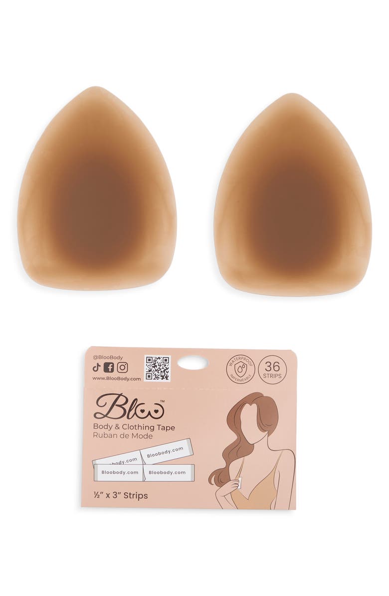 Bloo Seamless Confidence Waterproof Silicone Nipple Covers & Fashion Tape Kit, Main, color, Dark