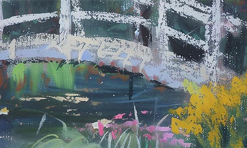 Wynwood Studio Hidden Garden Canvas Wall Art In Blue