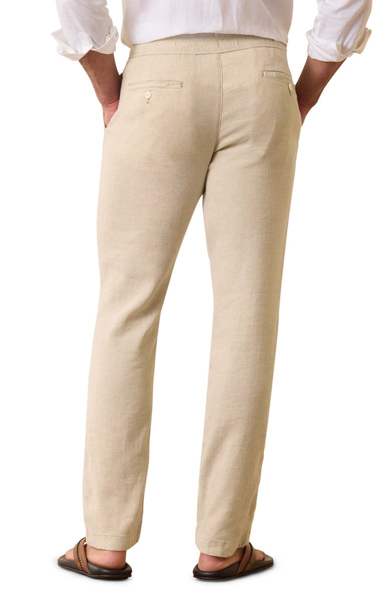 Tommy Bahama Beach Coast Stretch Linen & Cotton Pants, Alternate, color, Stone Khaki