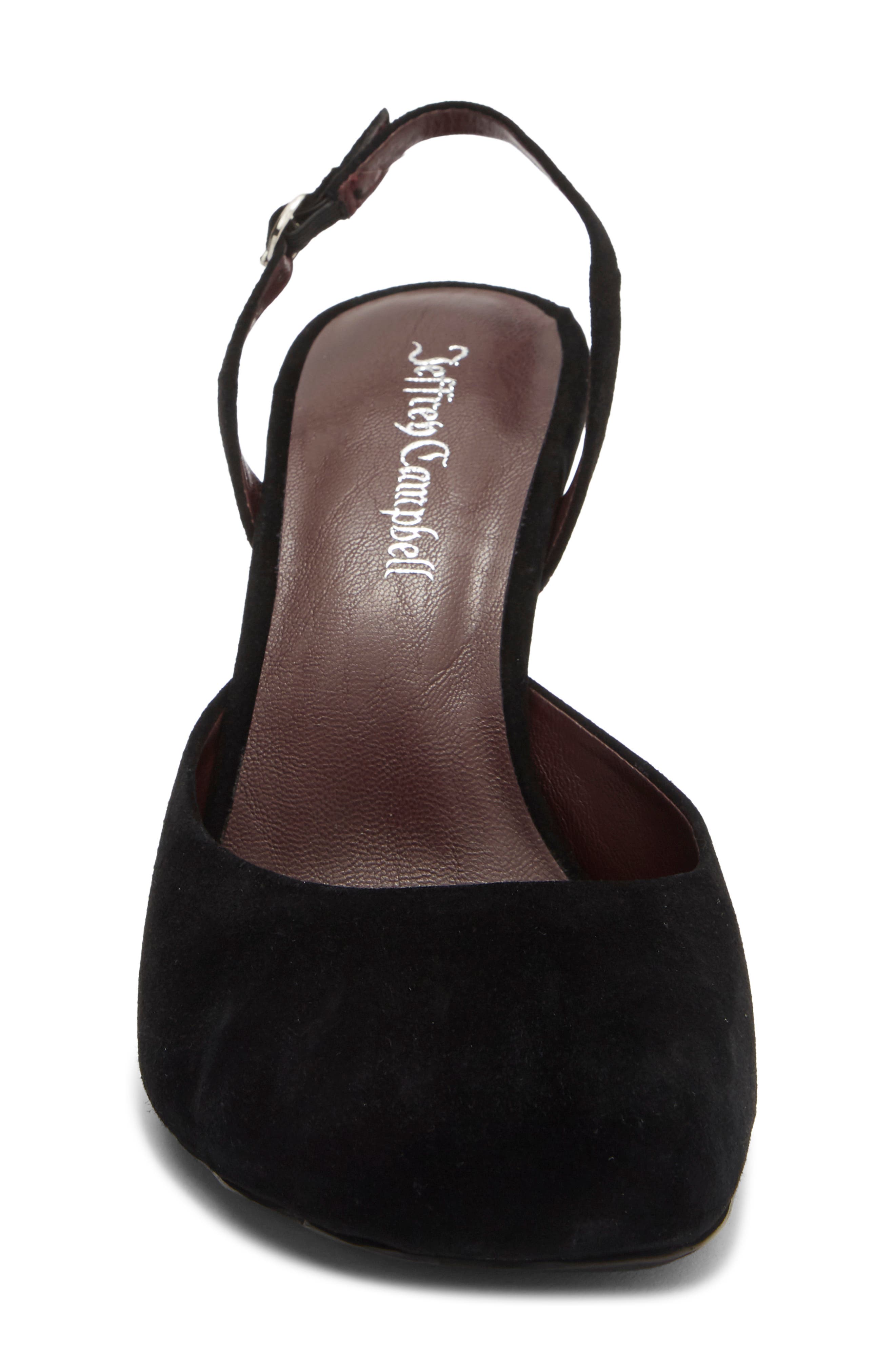 Paws Slingback Pump, Alternate, color, BLACK SUEDE