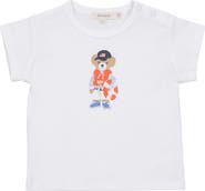 Fragile Cotton Short Sleeve Bear Print Tshirt