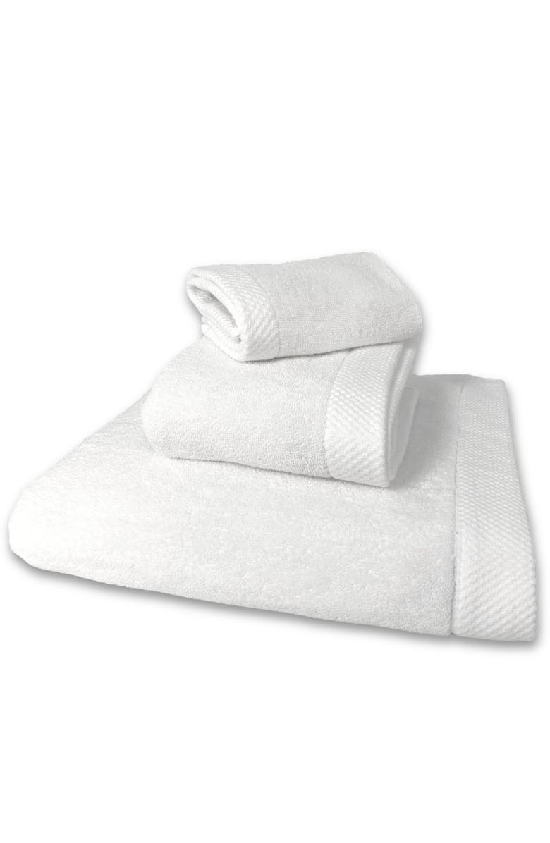 BedVoyage Luxury Viscose Odor & Mildew Resistant Towel Collection, 3pc Set, Main, color, White