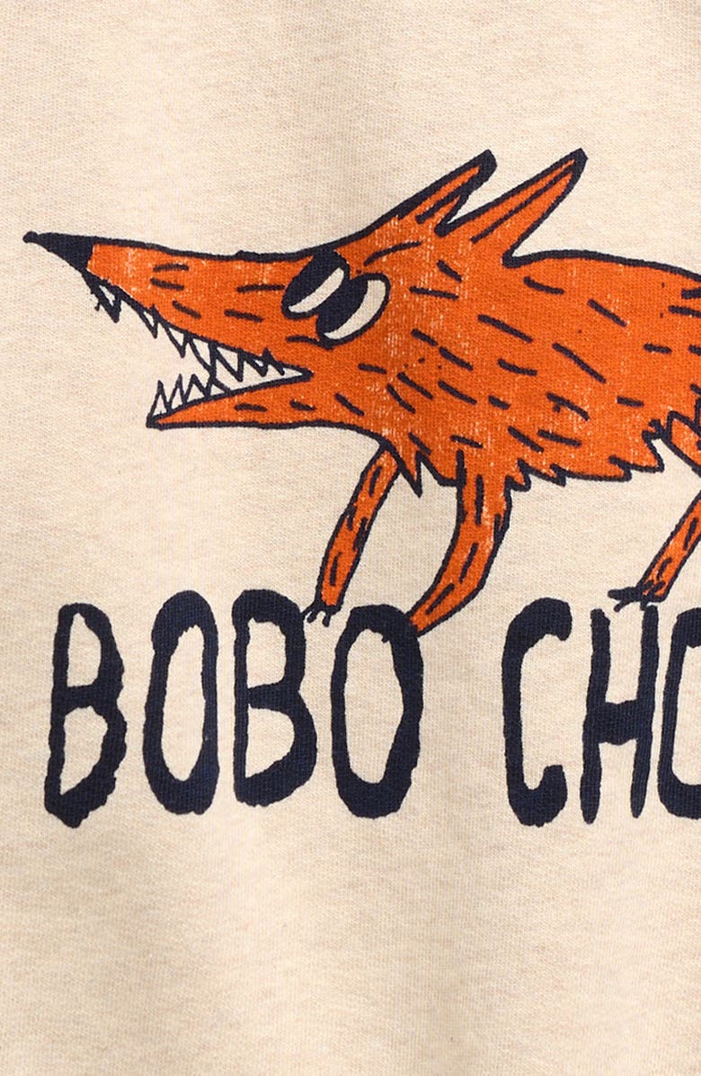 Bobo Choses Kids' The Clever Fox Fleece Graphic Sweatshirt, Alternate, color, 