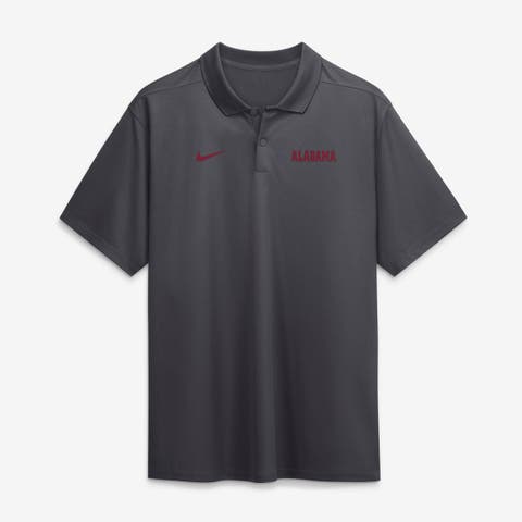 Men's Nike Anthracite Alabama Crimson Tide Dri-FIT Victory Polo