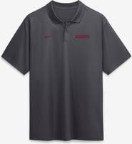 Nike Men's Nike Anthracite Alabama Crimson Tide Dri-FIT Victory Polo
