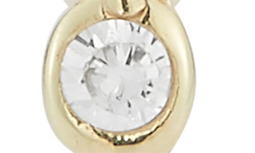 Sphera Milano Cubic Zirconia Huggie Hoop Earrings In Gold