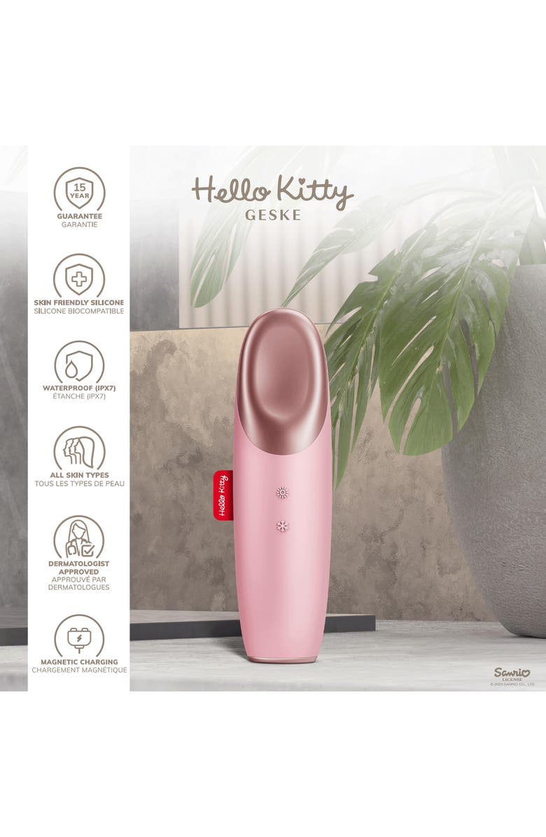 GESKE Hello Kitty SmartAppGuided Warm & Cool Eye Energizer | 6 in 1, Alternate, color, Hello Kitty Pink