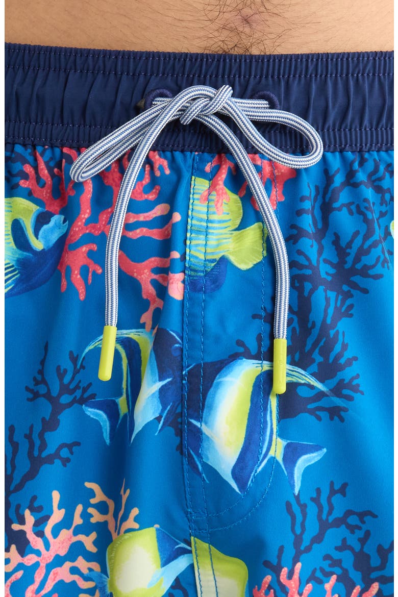 Naples Fishanado 6-Inch Swim Trunks, Alternate, color, VICTORIA BLUE