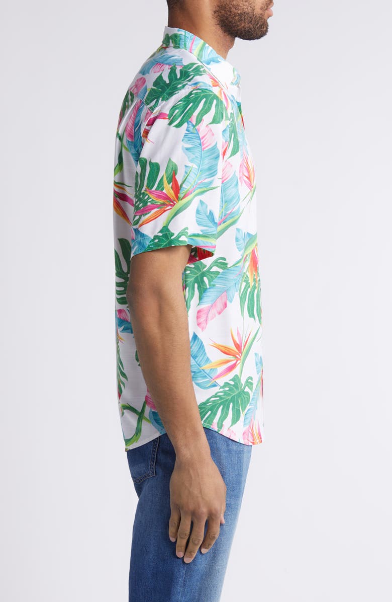 Tommy Bahama Veracruz Cay Tropic Toss Short Sleeve Button-Up Shirt, Alternate, color, 