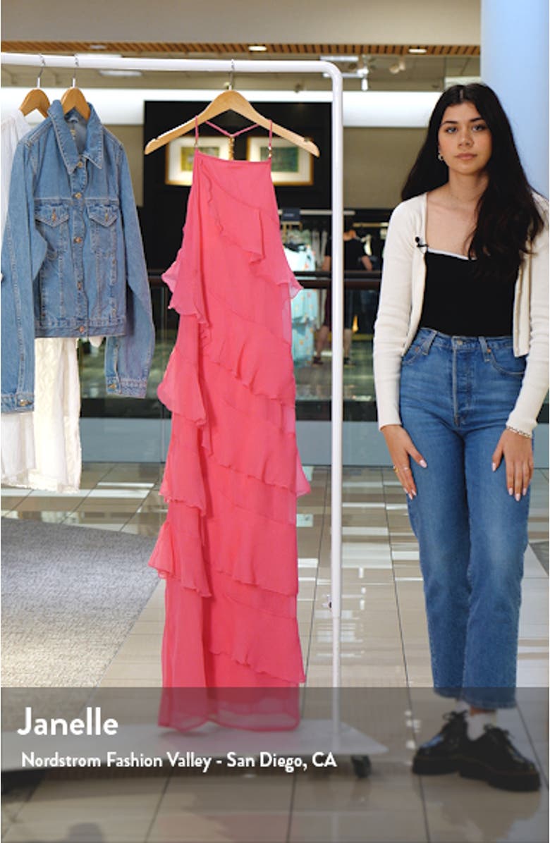 Reese Tiered Ruffle Maxi Dress, sales video thumbnail