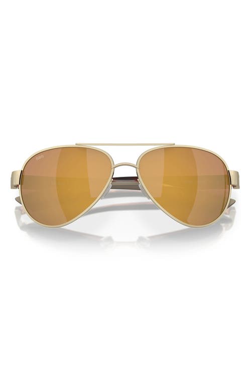 Costa Del Mar Loreto 56mm Polarized Aviator Sunglasses