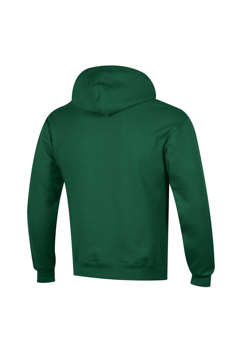 Champion Men's Champion  Green Tulane Green Wave Arch Over Logo Pullover Hoodie, Alternate, color, Green