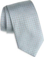 Canali Geometric Silk Tie