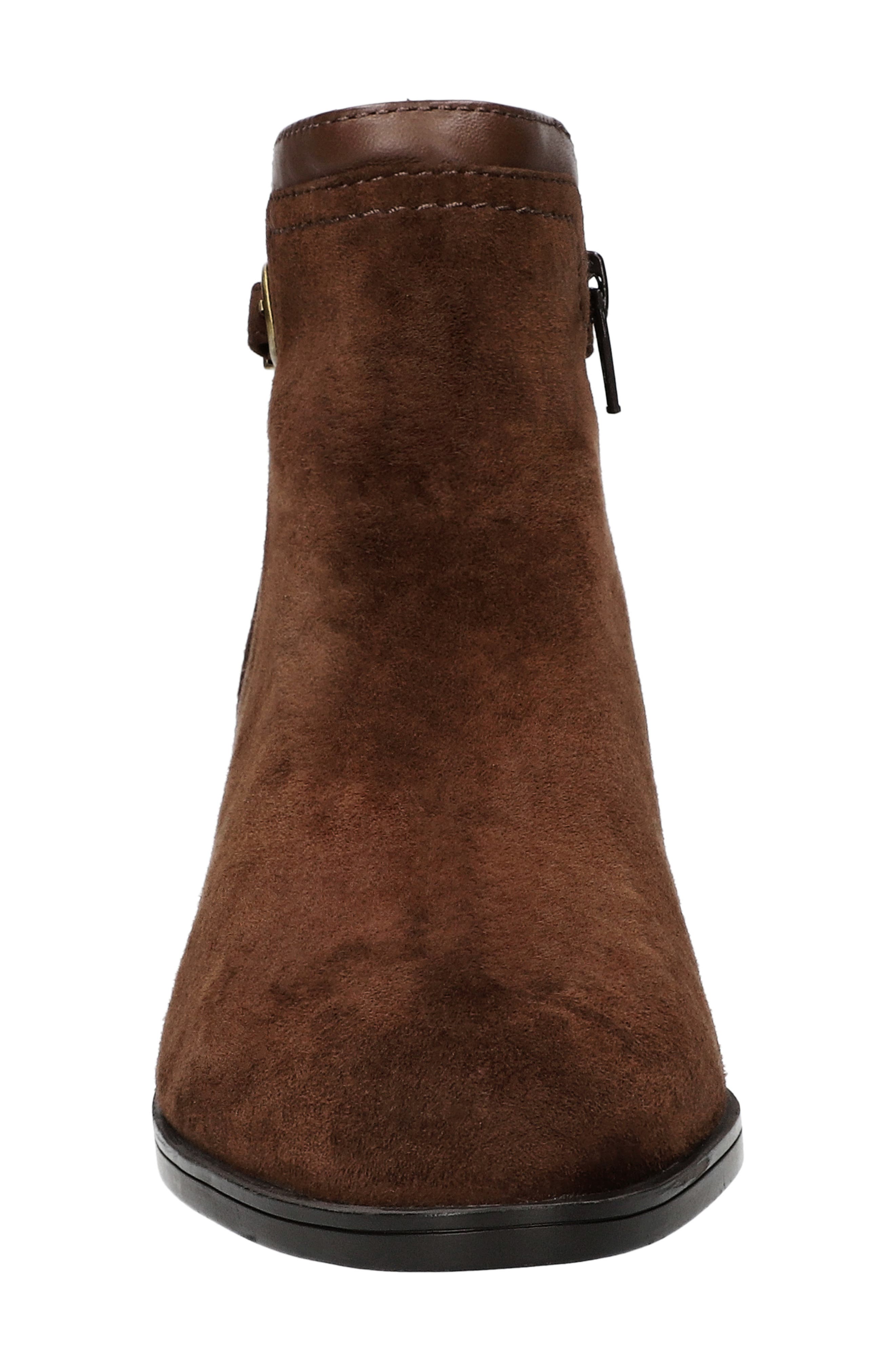 Beatrice Block Heel Bootie, Alternate, color, CHOCOLATE KIDSUEDE LEATHER