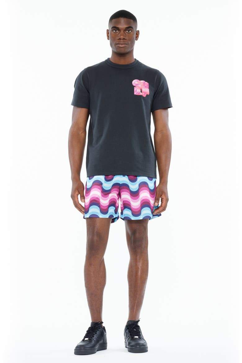 Shimuchan Cotton Graphic T-Shirt, Alternate, color, STEEL