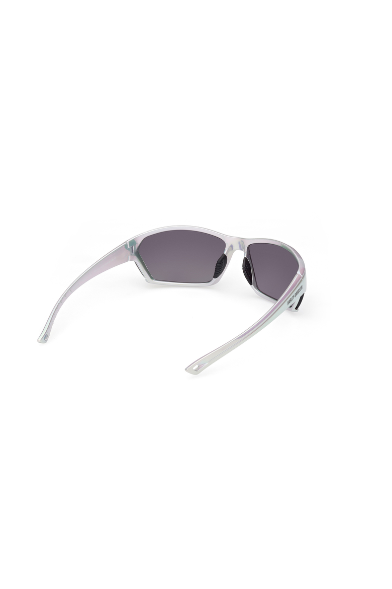 Semi Rimless Wraparound Sport Sunglasses, Alternate, color, Grey / Gradient Smoke