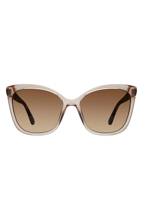 Stuart Weitzman 56mm Gradient Butterfly Sunglasses