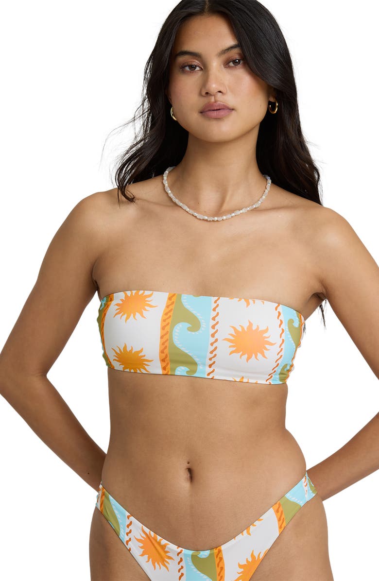 Billabong Sunblind Tully Tube Bandeau Bikini Top, Alternate, color, Salt Crystal
