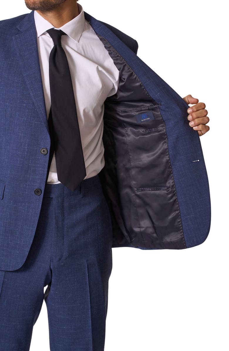 JB Britches Sartorial Classic Fit Wool & Linen Suit, Alternate, color,