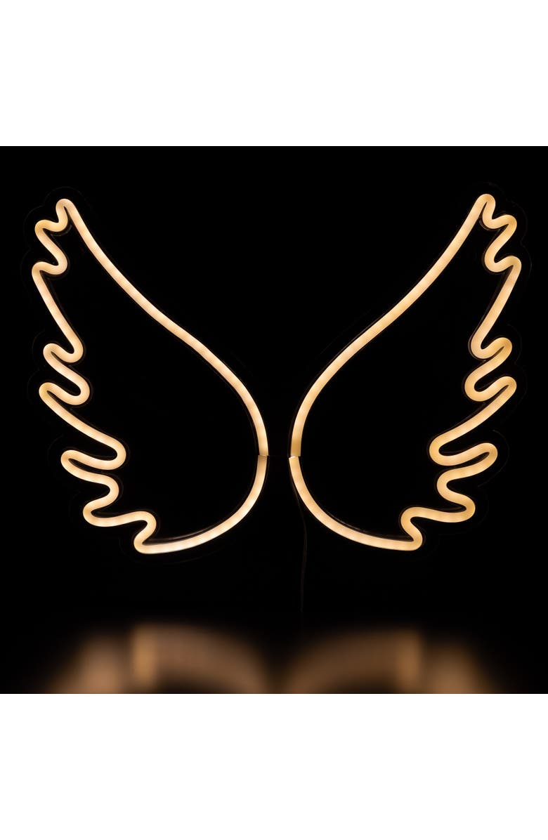Northlight LED Angel Wings Neon Lighted Christmas Decoration - 17.5", Alternate, color, 
