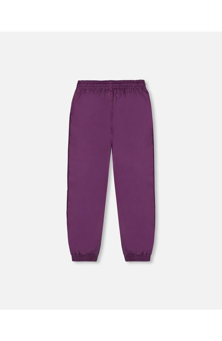 Deux par Deux Little Girl's Splash Pants Purple, Alternate, color,