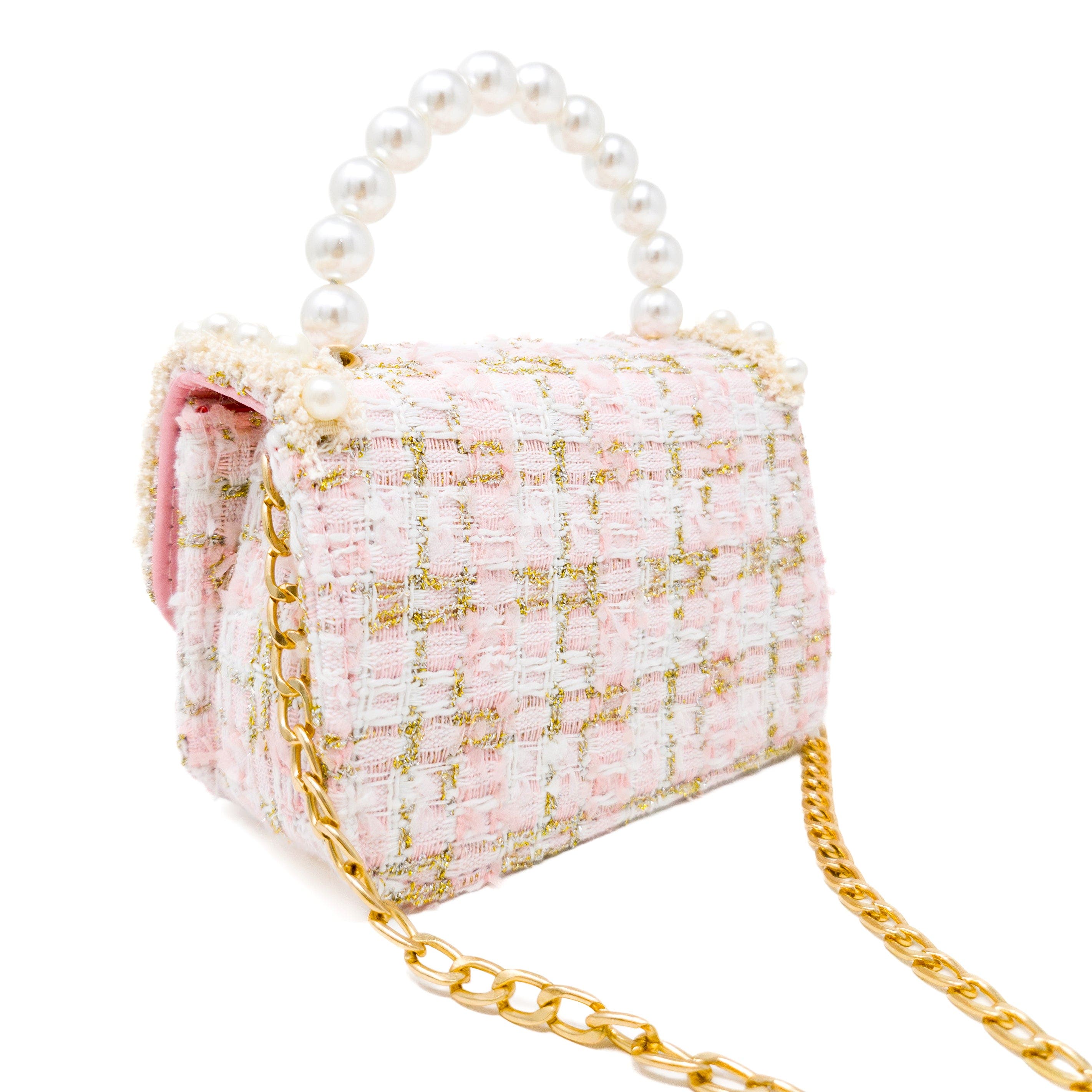 Handbag - Pearl Garden, Alternate, color, Rosy Peony