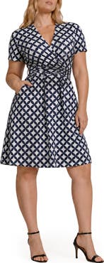 Love By Design Mallory Short Sleeve Wrap Dress