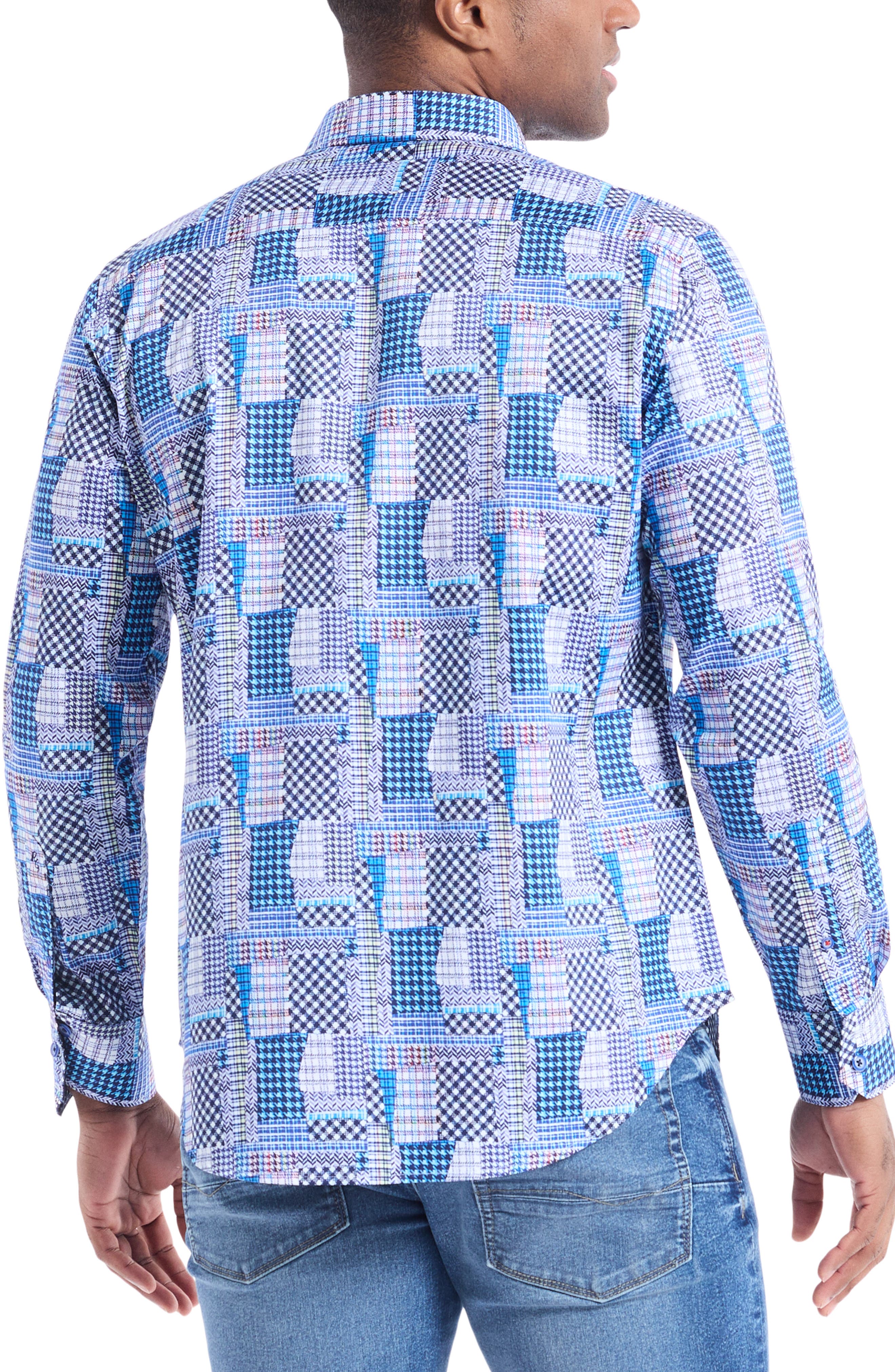 Westgrove Patchwork Print Button-Up Shirt - image 2