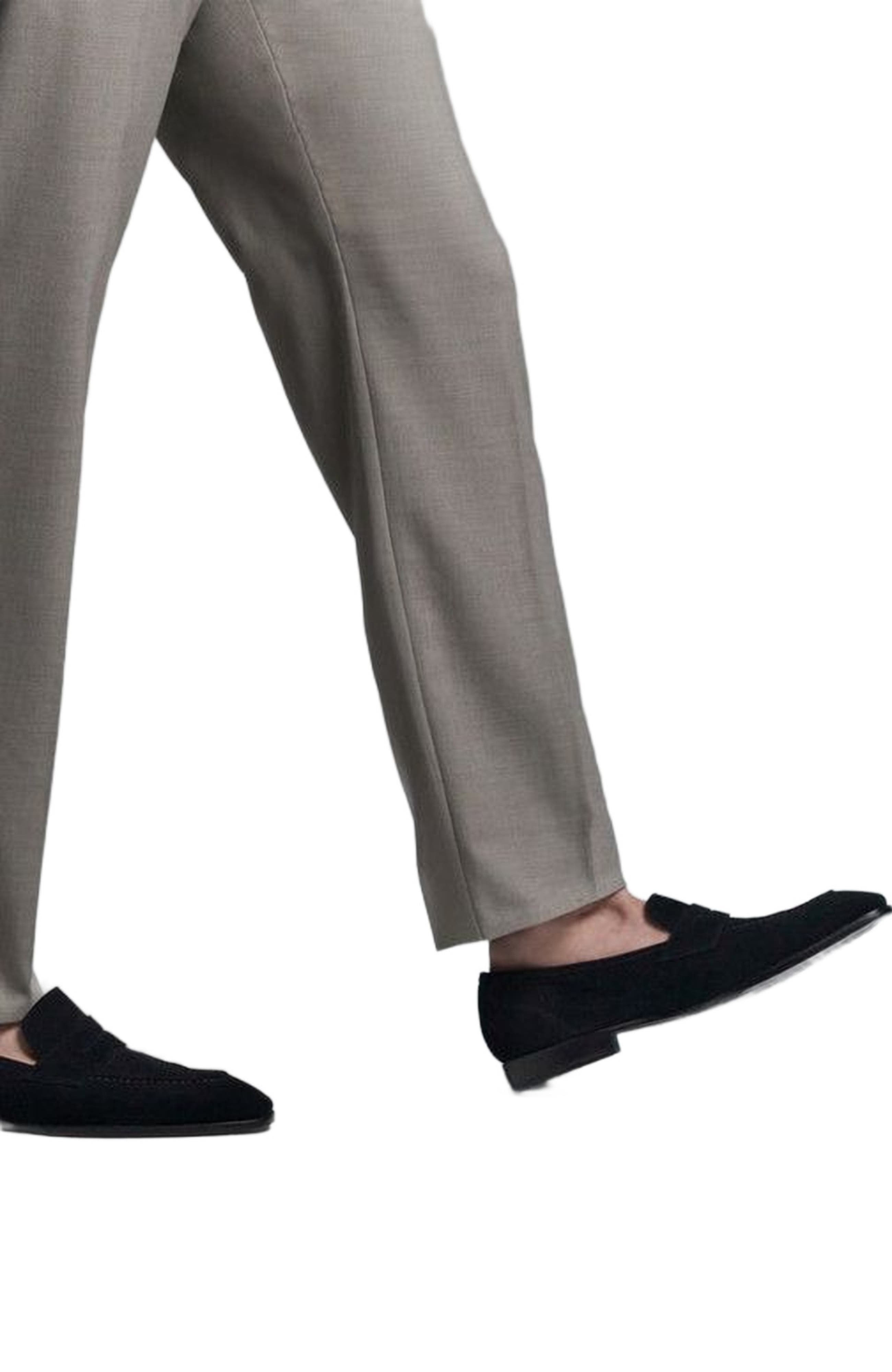 Anthony Veer Belmont Penny Loafer, Alternate, color, Velvet Noir Black