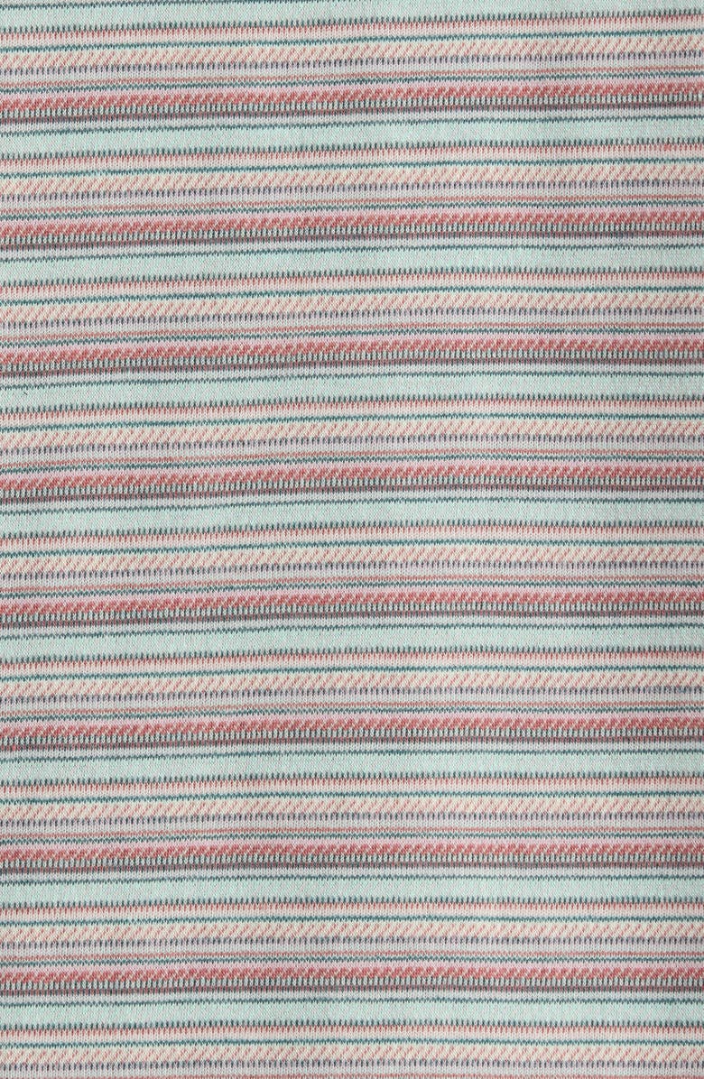Marine Layer Signature Jacquard Stripe T-Shirt, Alternate, color, Pink/ Aqua Multi