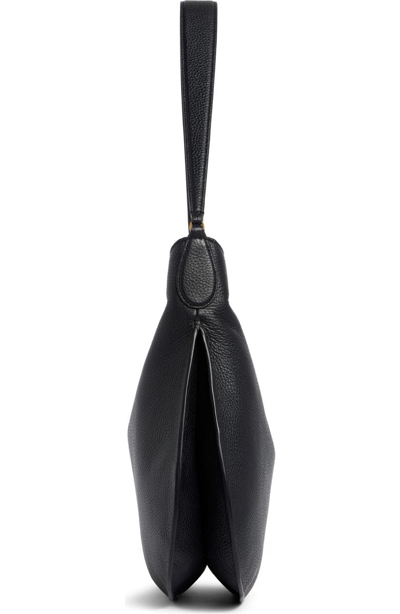 Vince Helena Leather Hobo Bag, Alternate, color, Black