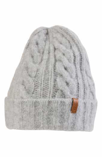 Vince Airspun Cable Knit Wool Blend Cuffed Beanie