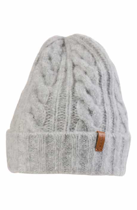 Vince Airspun Cable Knit Wool Blend Cuffed Beanie