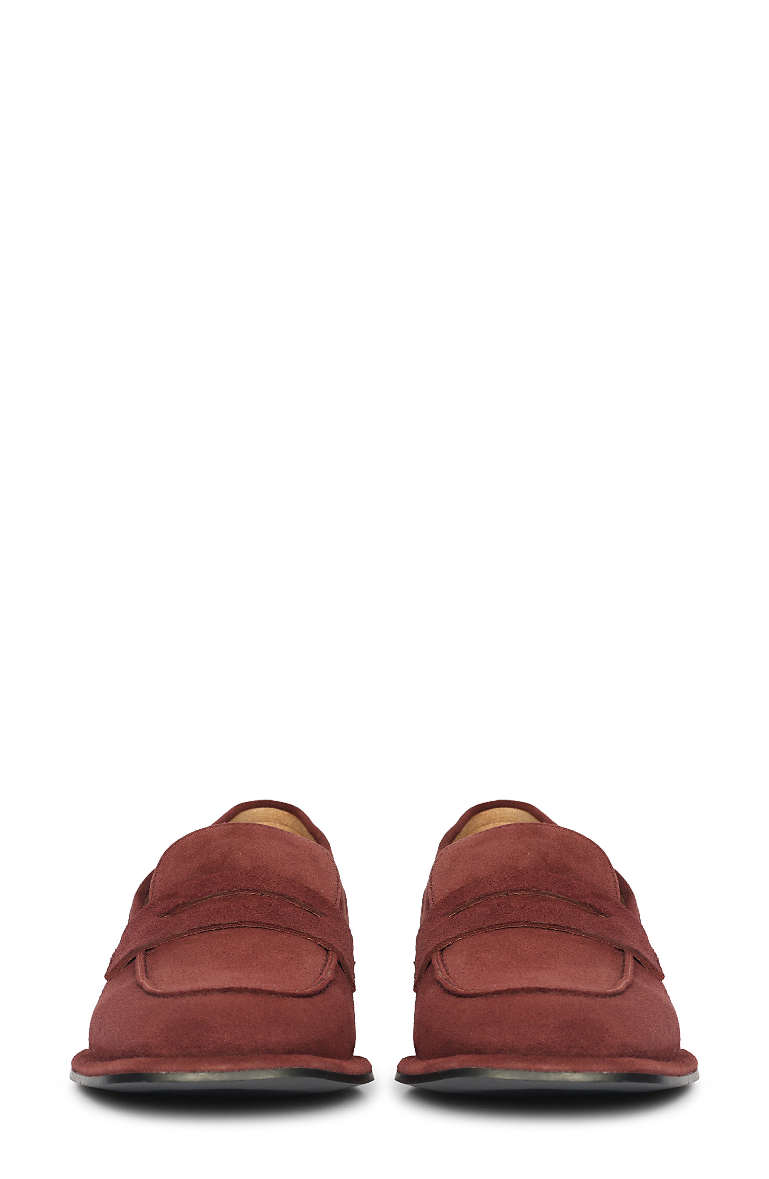 Carla Penny Loafer, Alternate, color, BURGUNDY