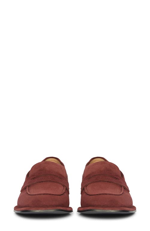 Saint G Carla Penny Loafer In Burgundy
