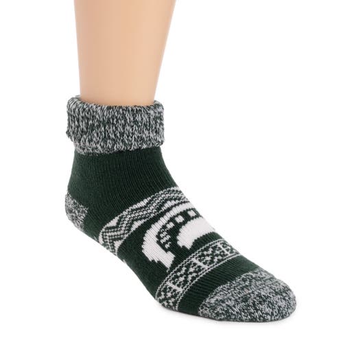 Muk Luks Gameday Unixex Short Heat Retainer Socks In Black