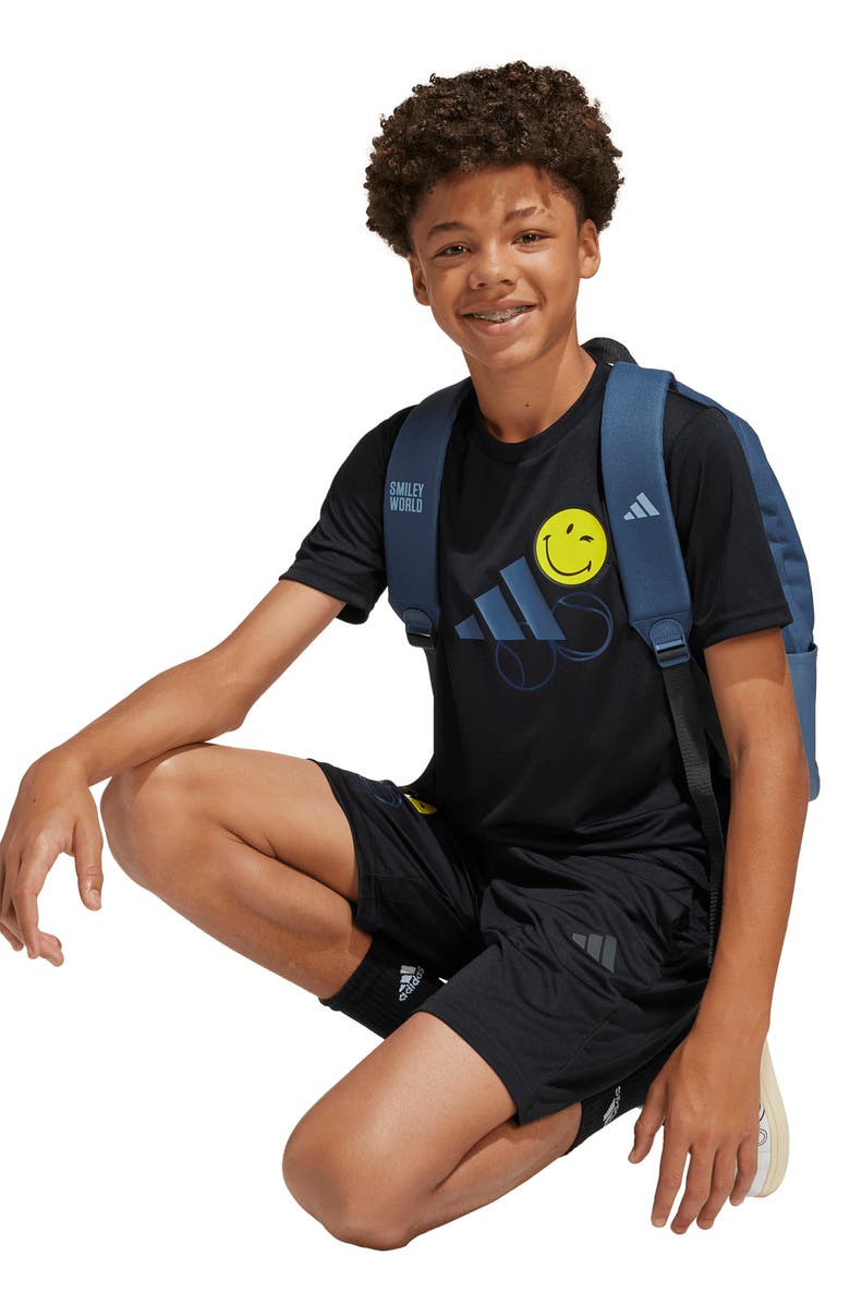 adidas Originals x Smiley World Kids' French Terry Shorts, Alternate, color, 