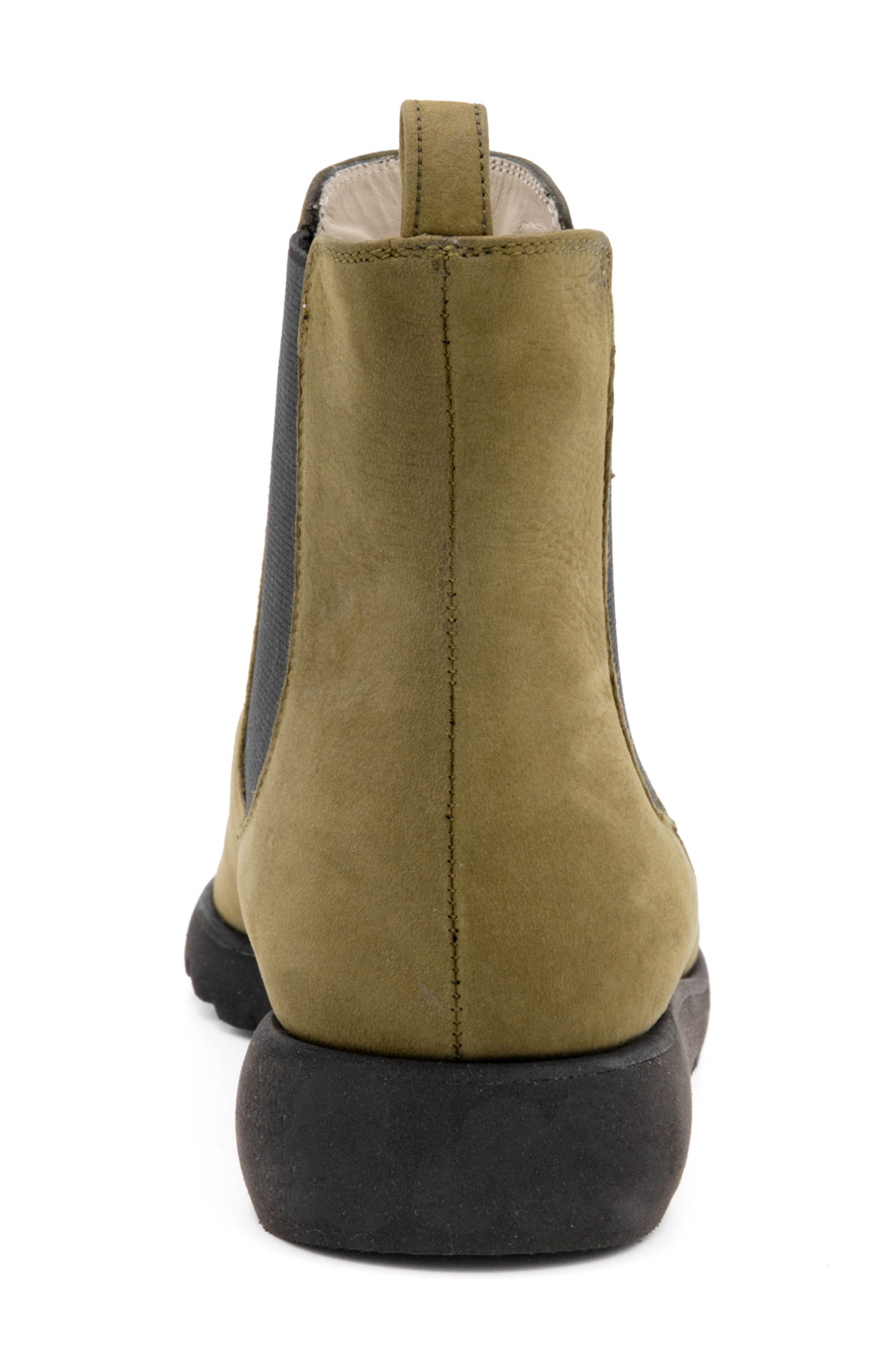 Elios Platform Chelsea Boot, Alternate, color, KHAKI LONG BEACH