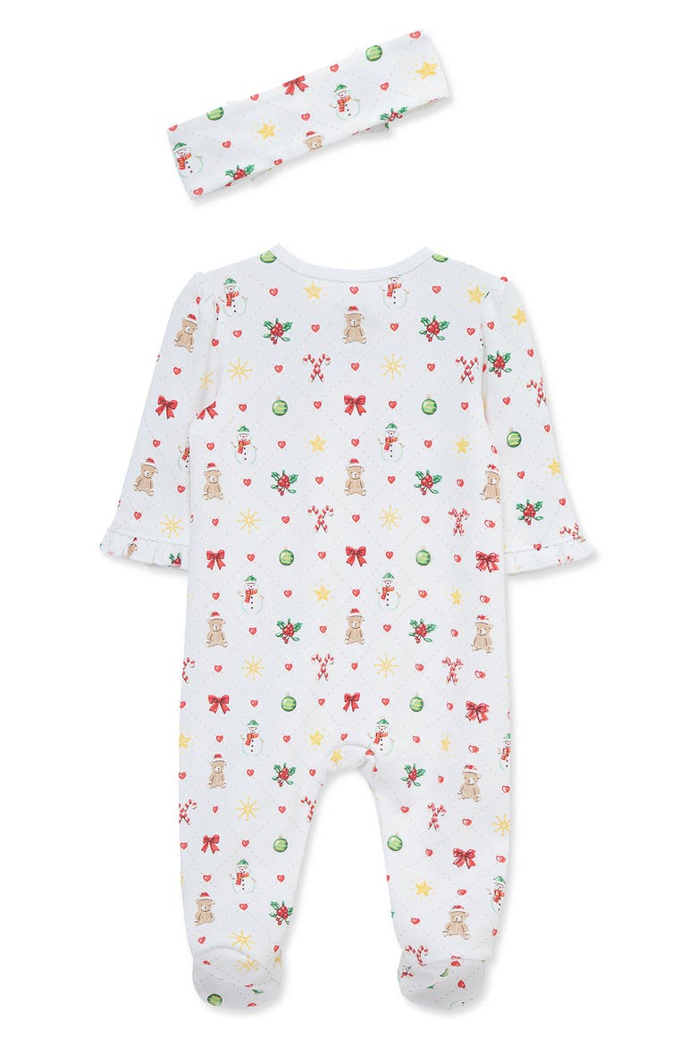 Kids' Festive Footie & Headband Set, Alternate, color, MULTI