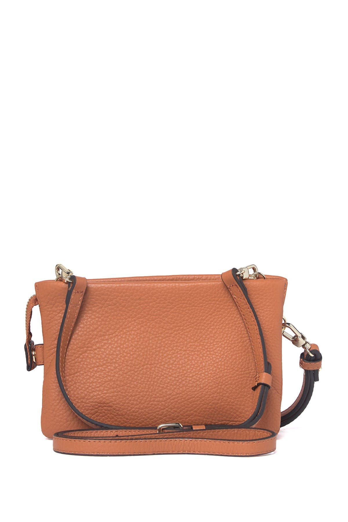 'Cami' Leather Crossbody Bag, Main, color, BROWN 17