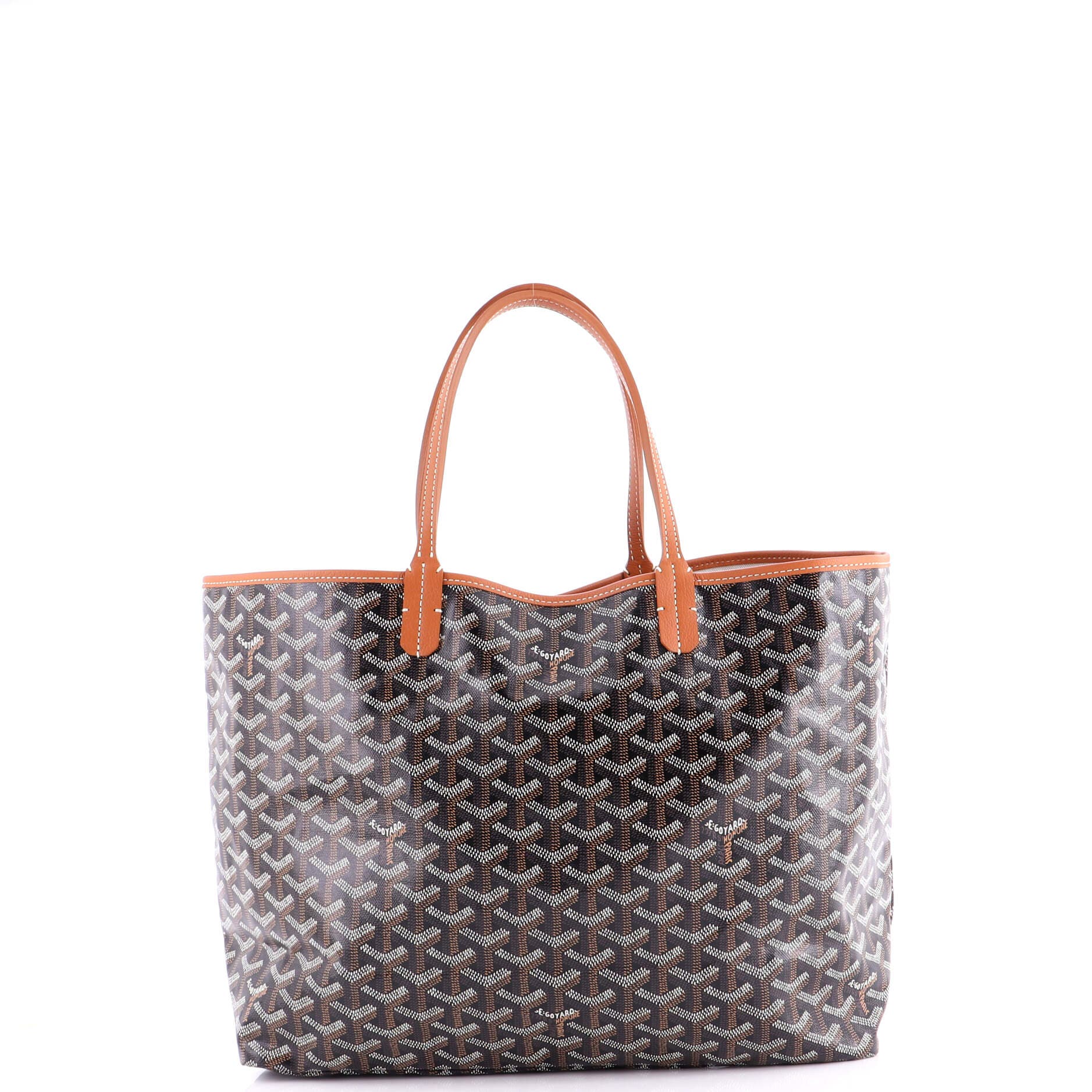 Pre-Owned Goyard Saint Louis Tote Coated Canvas PM, Alternate, color, Brown