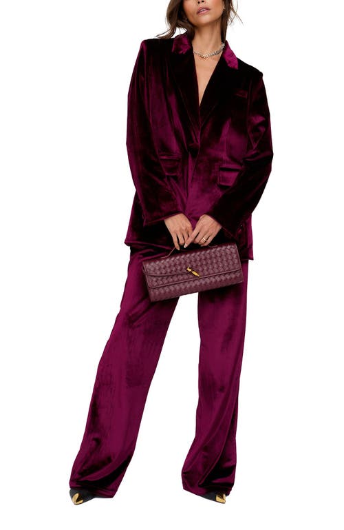 Lily And Lionel London Valerie Tailored Velvet Blazer In Multi