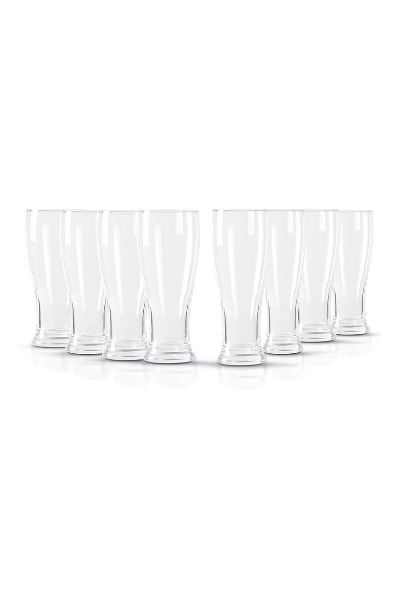 Callum 8 Piece 15.6 Ounce Tall Pub Glass Set in Clear, Main, color, Clear