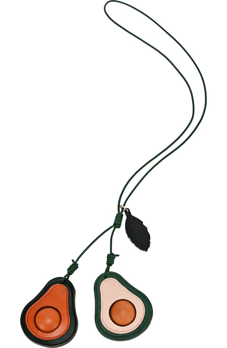 OLD TREND Avo Genuine Leather Botanical Fruit Charm, Main, color, Caramel & Beige