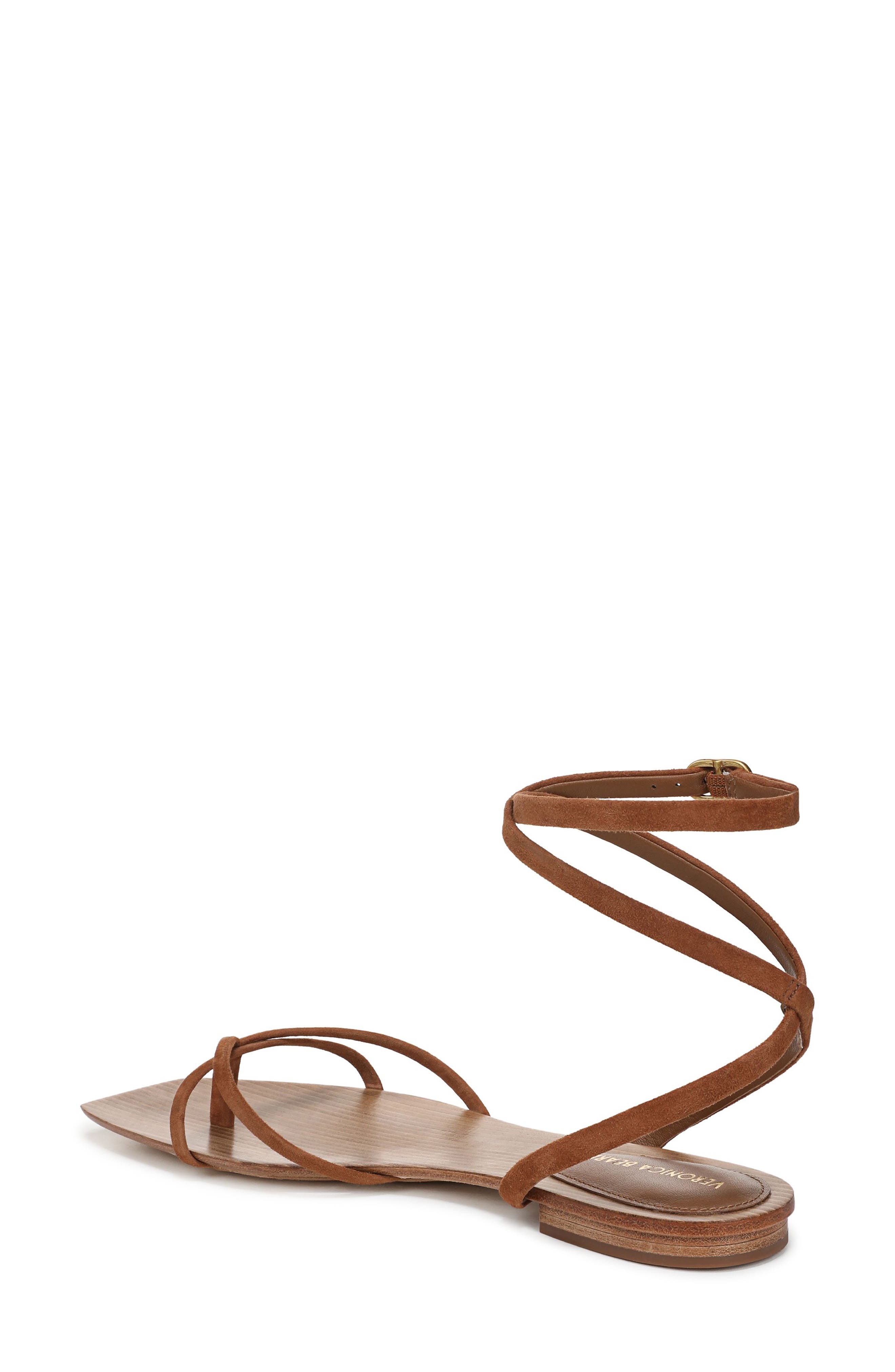Veronica Beard Allegra Ankle Strap Sandal, Alternate, color, Hazelwood