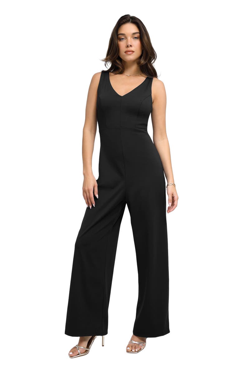 Popilush Shapewear Slimming Wide-Leg Jumpsuit, Main, color, 