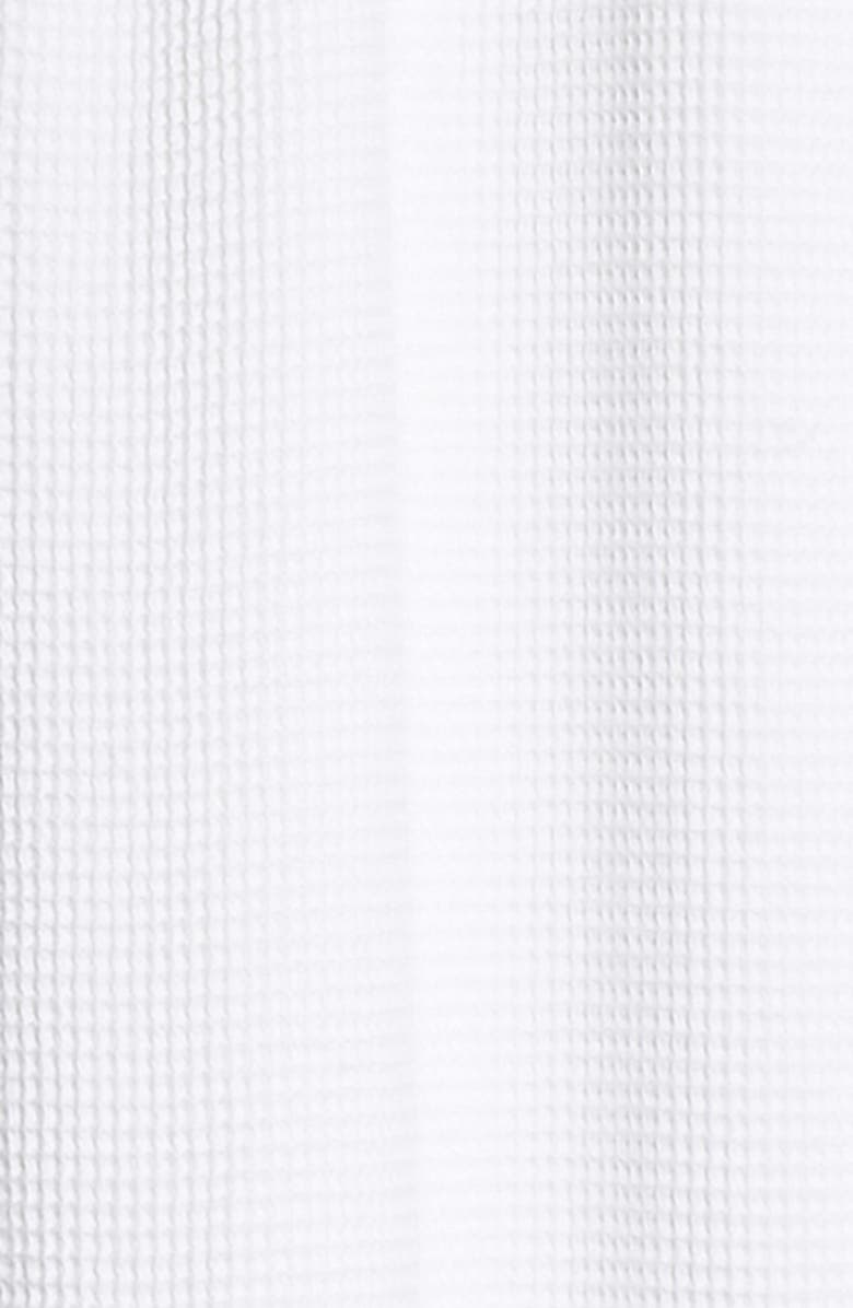 Coyuchi Organic Cotton Waffle Weave Shower Curtain, Alternate, color, Alpine White